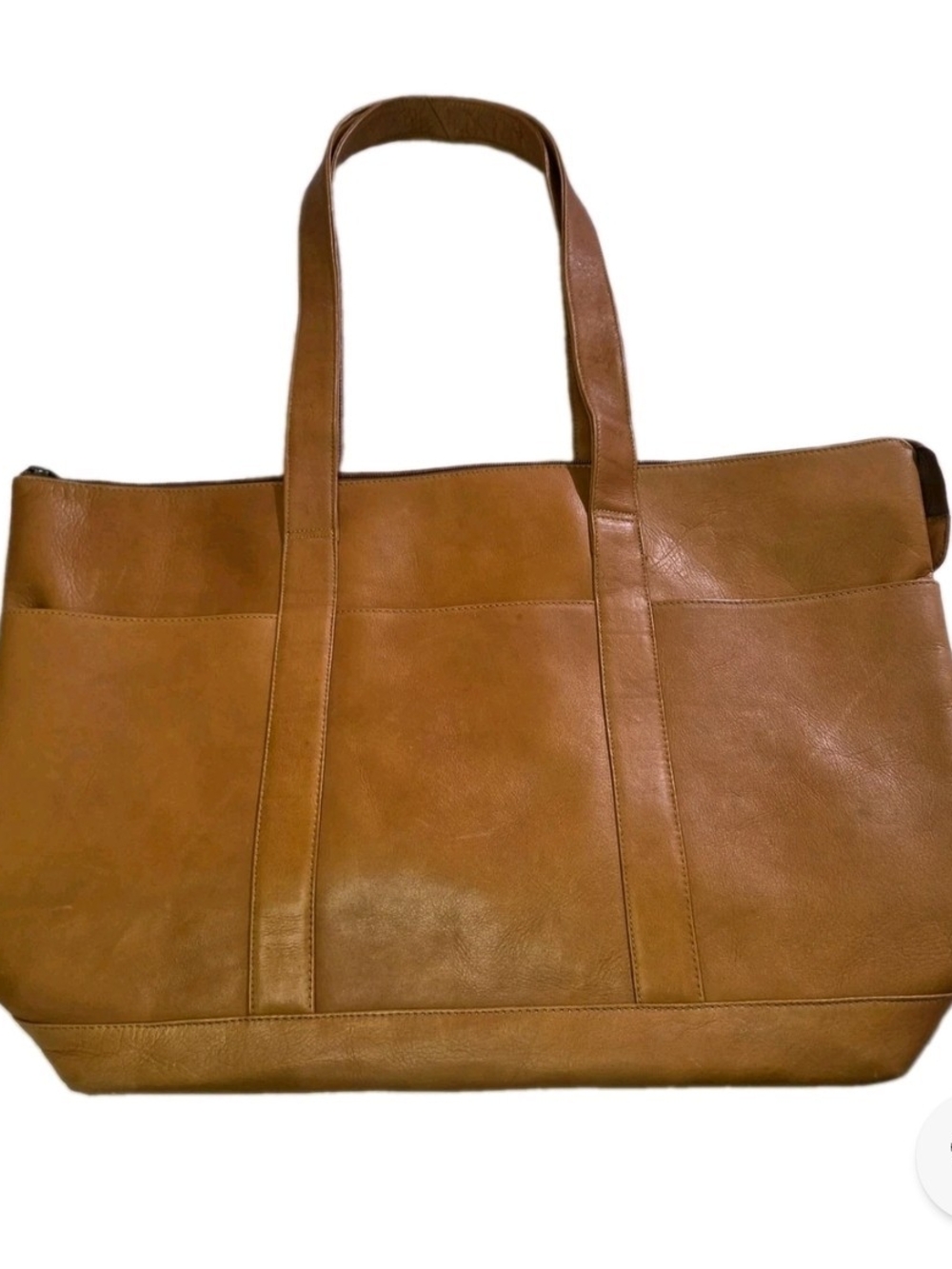 Everyday Leather Tote in Tan